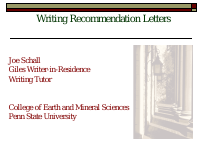 Joe Schall Recommendation Letters presentation.pdf
